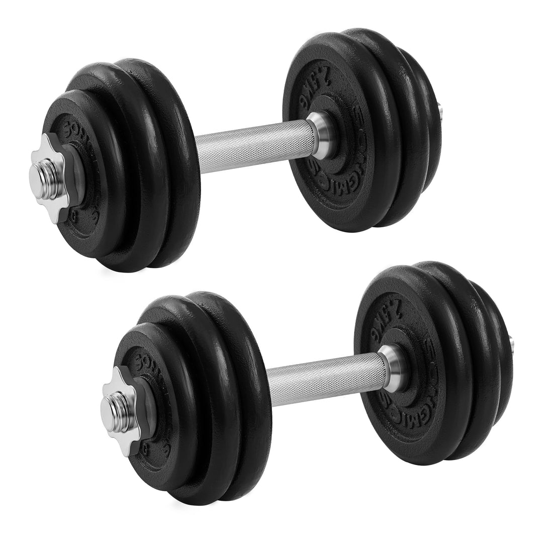 SONGMICS Hanteln, Hantelset aus Gusseisen, verstellbar, für Männer und Frauen, Workout, Fitnesstrain