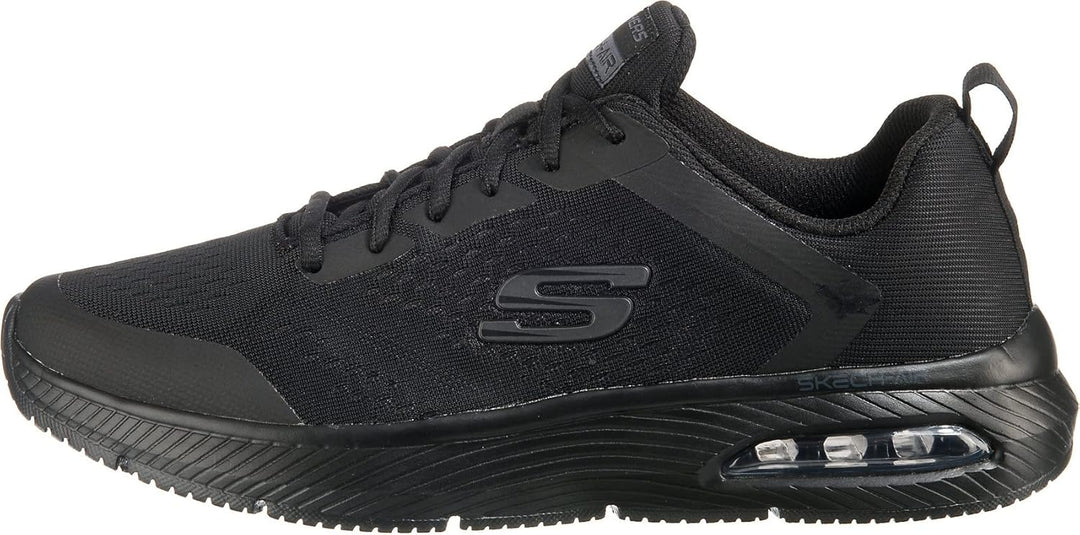 Skechers Herren Dyna-air-pellandKlassische und professionelle Schuhe 39 EU Black Mesh Synthetic Blac