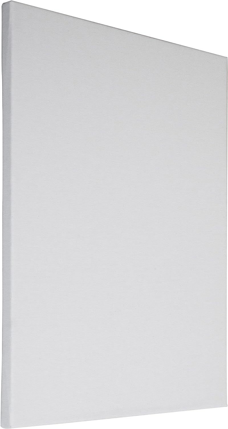 Arte & Arte 7145.0 Keilrahmen mit Leinwand für Maler, Tannenholz/Baumwolle, Weiss, 100 x 60 x 1.7 cm