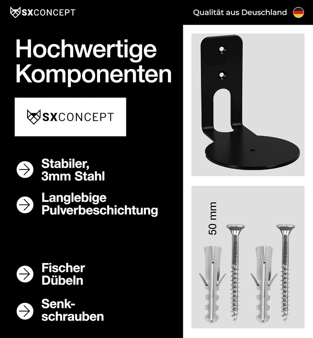 SX-Concept® - Era 100 Wandhalterung | Sonos Wandhalterung für Sonos Era 100 | Gerade-Variante | plat