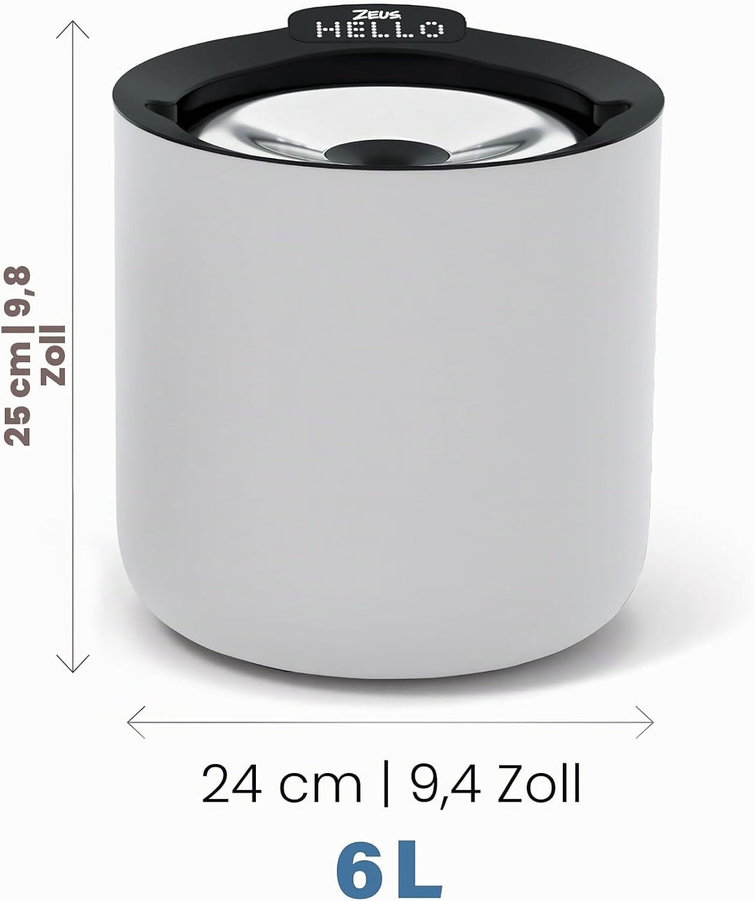 Zeus Oasis Plus Smart Fountain, 6l