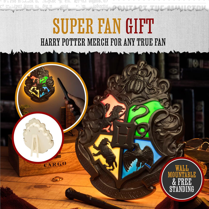 Harry-Potter-Leuchte, blason de Poudlard Tischlampe - Lampe - Schreibtischlampe