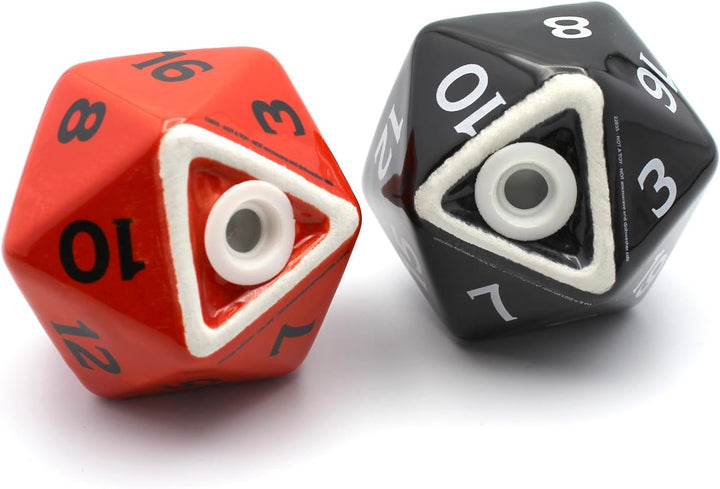 Joytoy Dungeons &amp; Dragons D20 Würfel 3D Salz- und Pfefferstreuer | Keramik, Geschenkpackung, 17,5x10