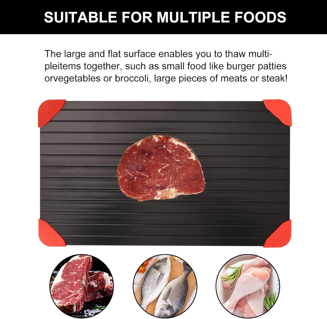 MosaiRudo Rapid Thaw Auftauplatte für gefrorenes Fleisch, schnelle und sicherere Art des Auftauens v