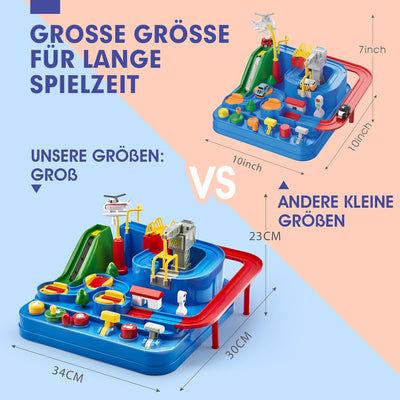 Auto Spielzeug ab 3 4 5 6 Jahre - Track Cars Spielzeug Autobahn Kinder für Kinder Jungen Mädchen übe