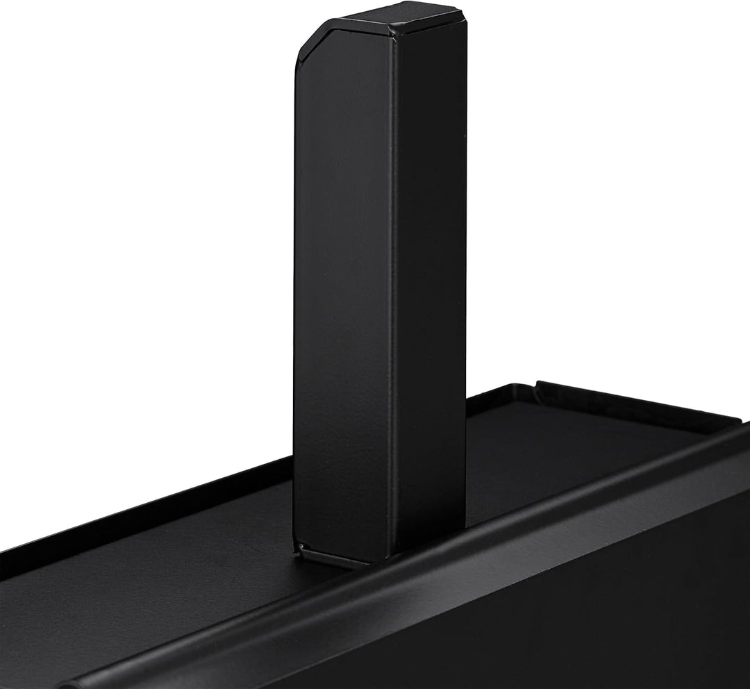 Relaxdays Ascheeimer mit Schaufel, Aschebehälter für Kamin, Grill, Ofen, Aschekasten, Ascheschaufel