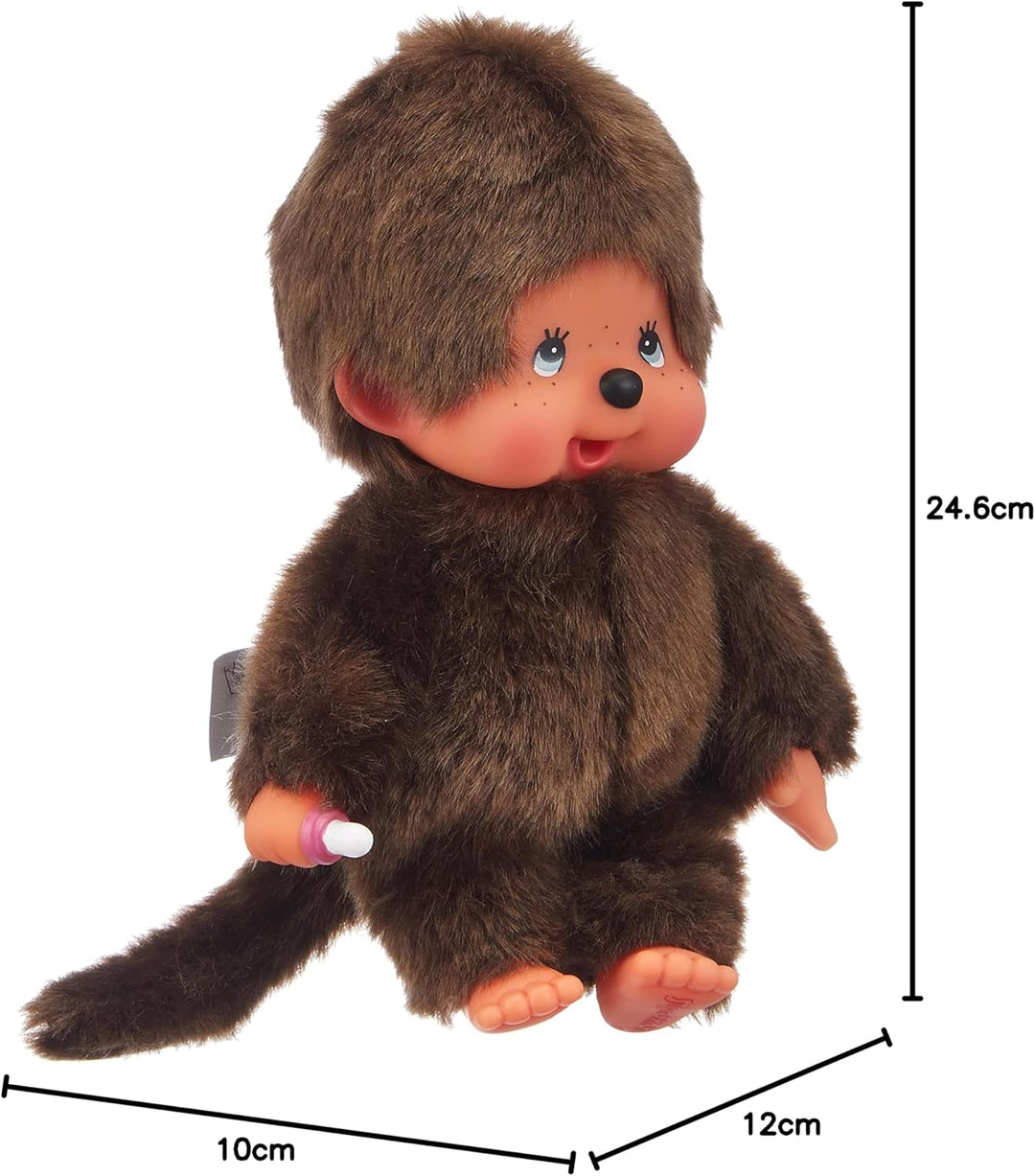 BANDAI - Monchhichi - Kuscheltier Monchhichi Original - Ikonisches Affenkuscheltier der 80er Jahre,