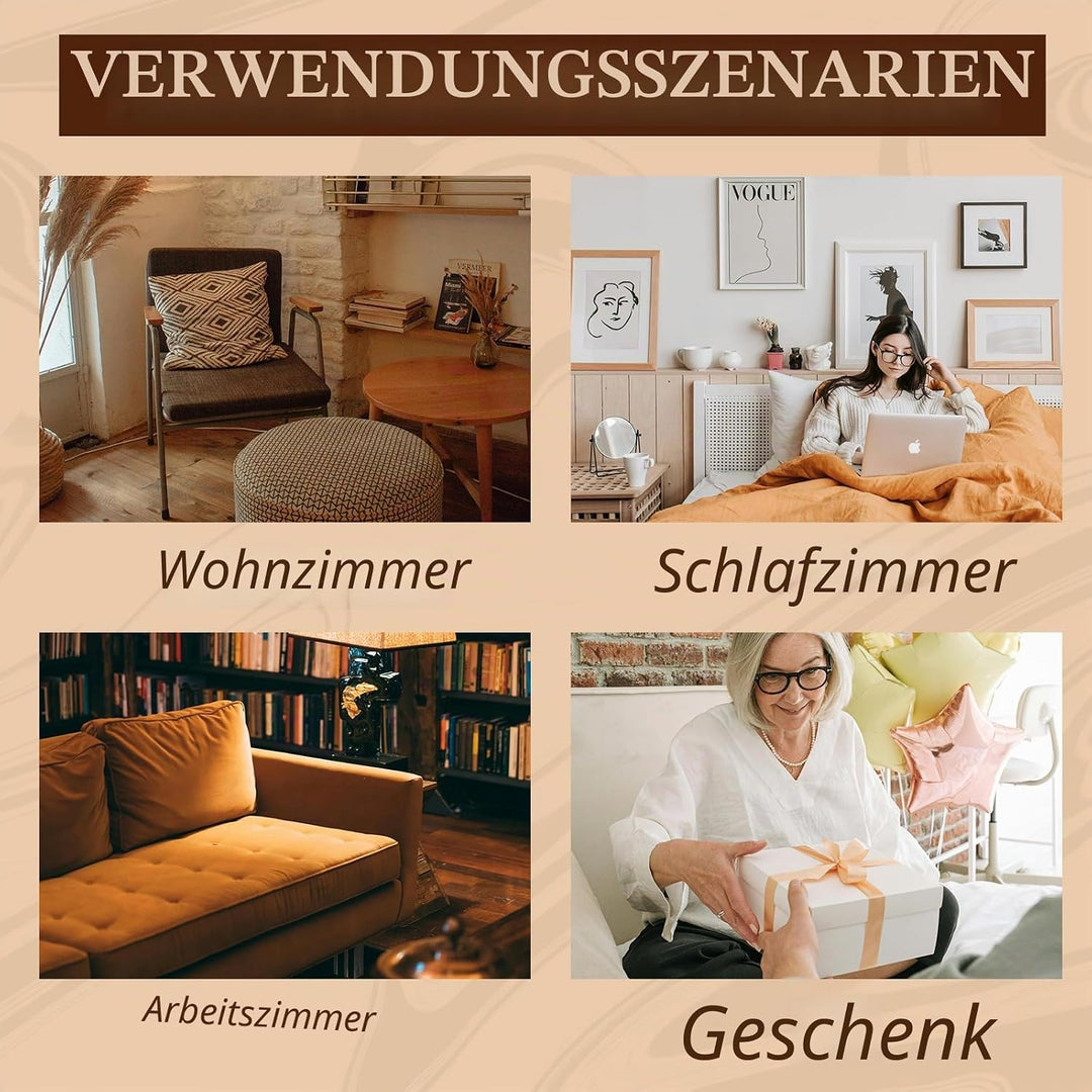 RoseFlower 32 Löcher Ätherisches Öl Aufbewahrungsbox Duftöle Display Ständer Behälter, Essential Oil