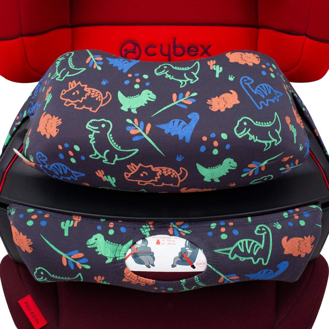 JYOKO Kids Bezug für Zubehör kompatibel mit Cybex Pallas Fix (Happy Dino), Happy Dino