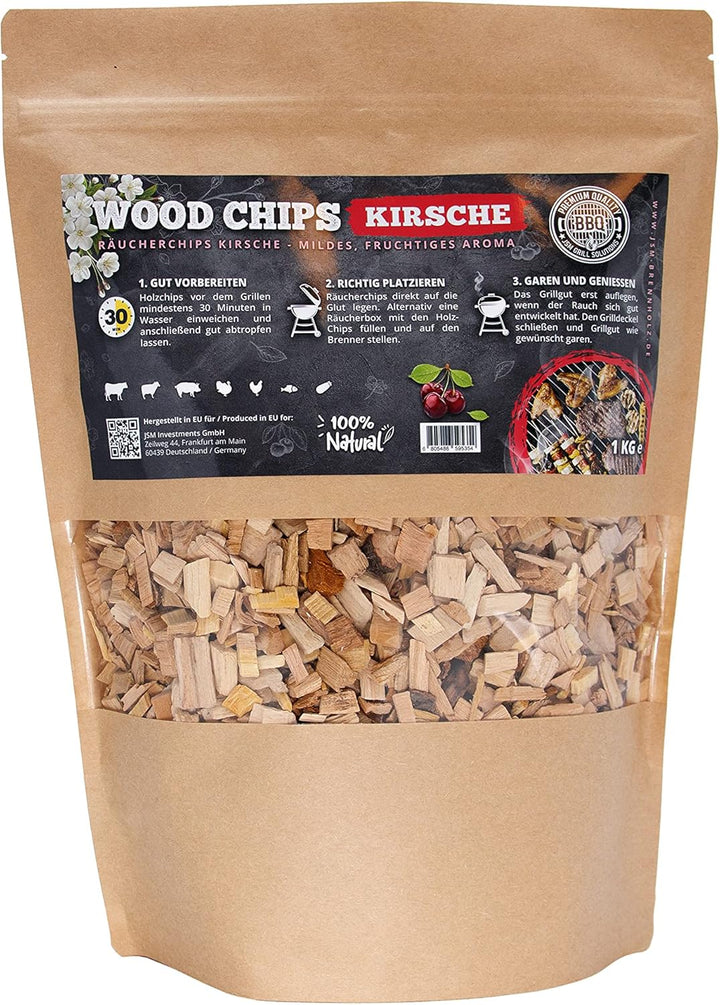 Premium Räucherchips von JSM® | 100% Natürliche Smoker-Holzchips für besondere Rauch- und Geschmacks