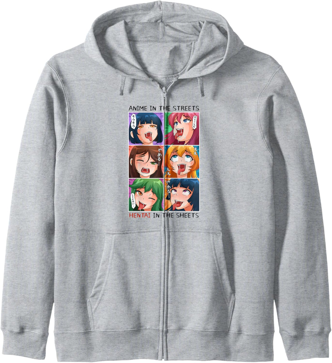 Hentai Ahegao Anime In Der Strasse Hentai In Den Blättern Kapuzenjacke