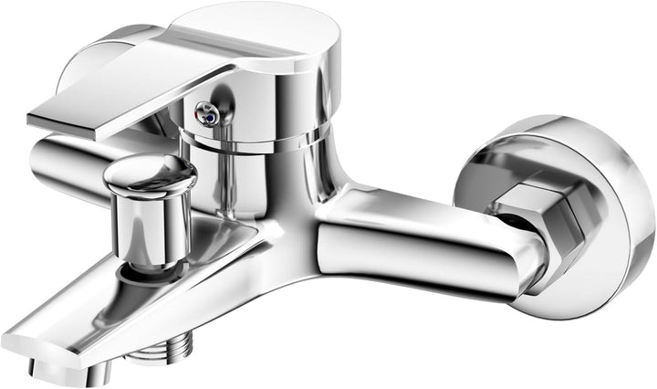 LADOKEE Badewannenarmatur, Wasserhahn Badewanne mit G1/2"-Anschluss, Einhebel Mischbatterie Badewann
