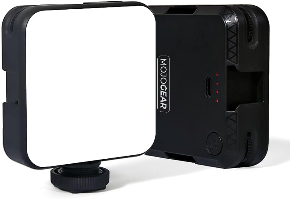 MOJOGEAR W64 Multi Color Mini LED Lampe für Smartphone und Kamera