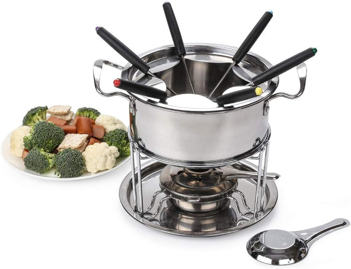 Virklyee Fondue Set Keramik Cheese Gusseisen Von 6 Gabeln Käse Fondue Set Schokoladen Fondue DIY Fon