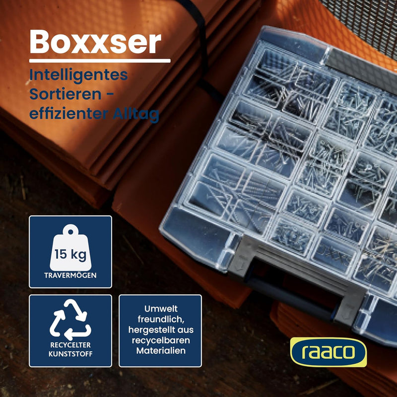 raaco Sortimentskoffer boxxser 55 5 x 10-25 , blau, 134873