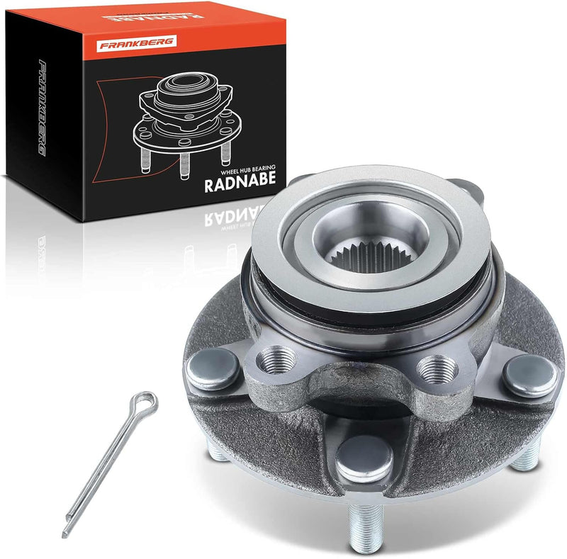 Frankberg 1x Radnabe Radlagersatz Vorderachse Kompatibel mit Juke F15 1.5L-1.6L SUV 2010-2021 X-Trai