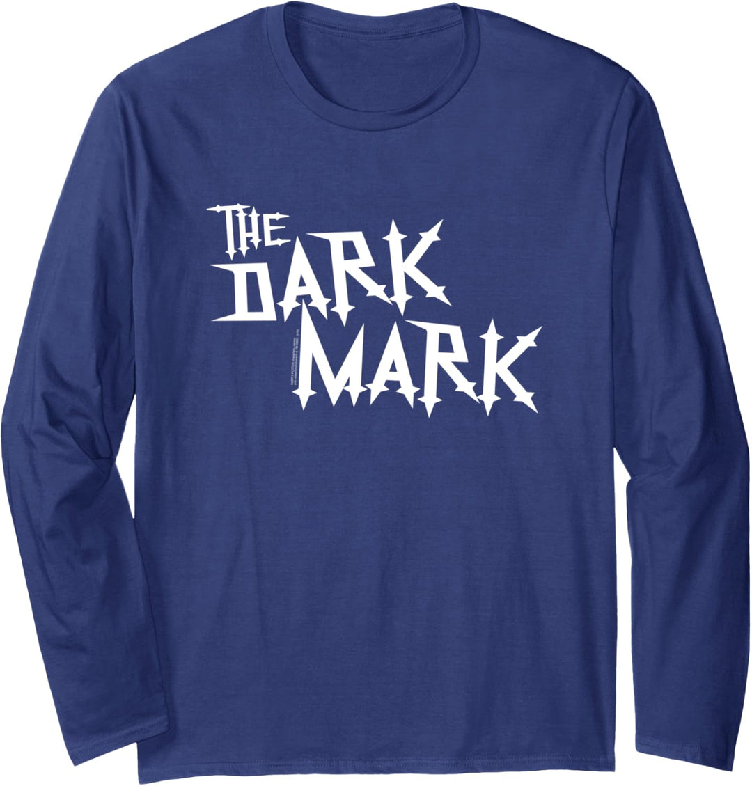 Harry Potter The Dark Mark Text Langarmshirt