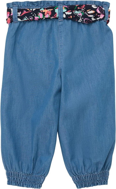 s.Oliver Junior Girl's Jeans Hose, Loose Fit, Blue, 92/REG