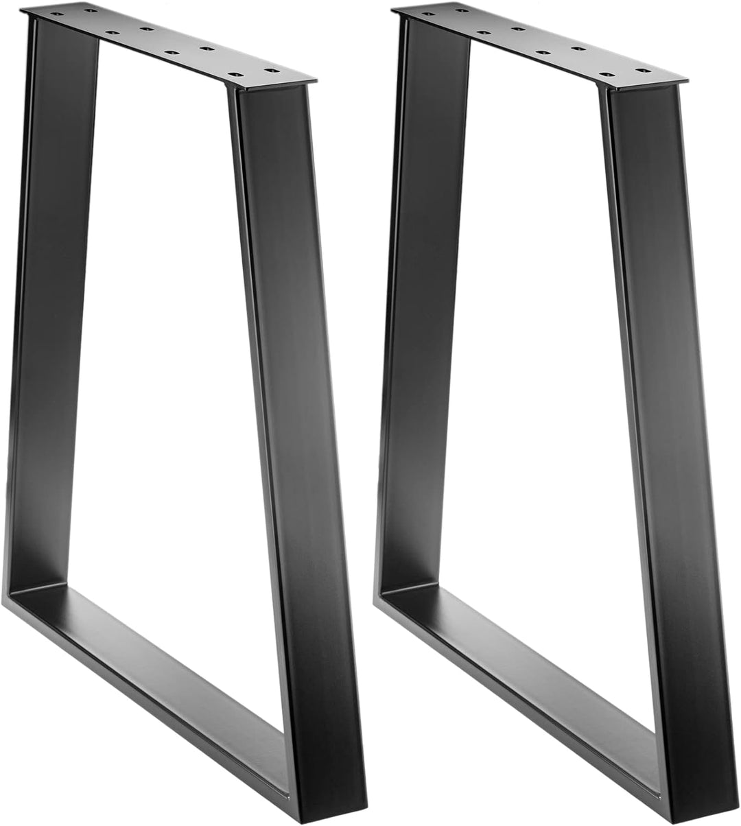 PrimeMatik - Tischbeine rechteckig aus Stahl 700 x 85 x 730 mm 2-Pack
