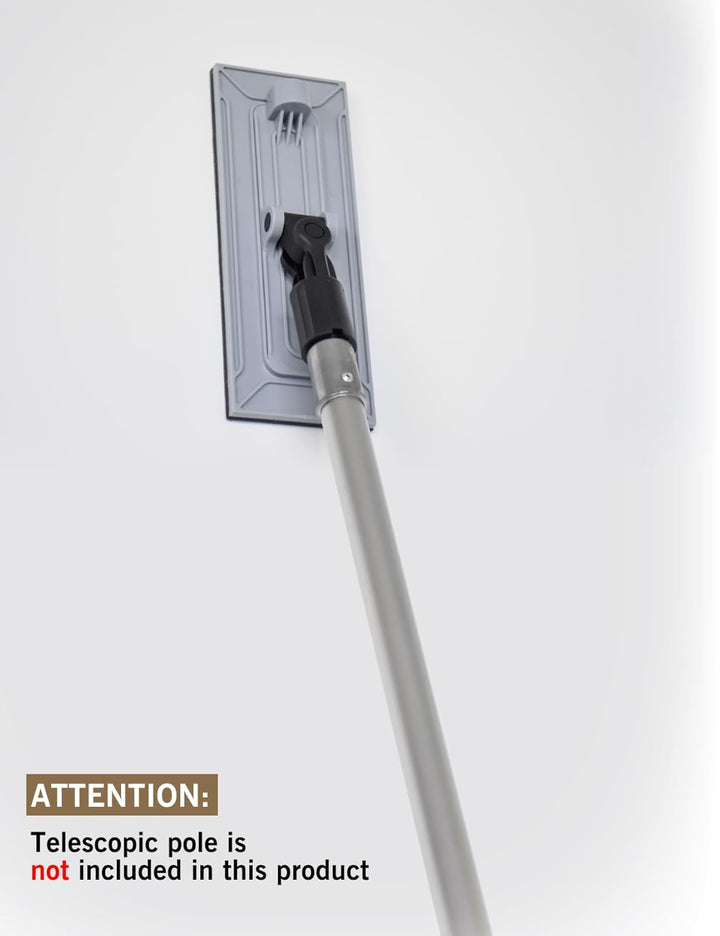 ROLLINGDOG Rechteckiger Wandschleifer aus Kunststoff mit Innengewinde, 6 Stück Oxid-Maschen-Schleifp