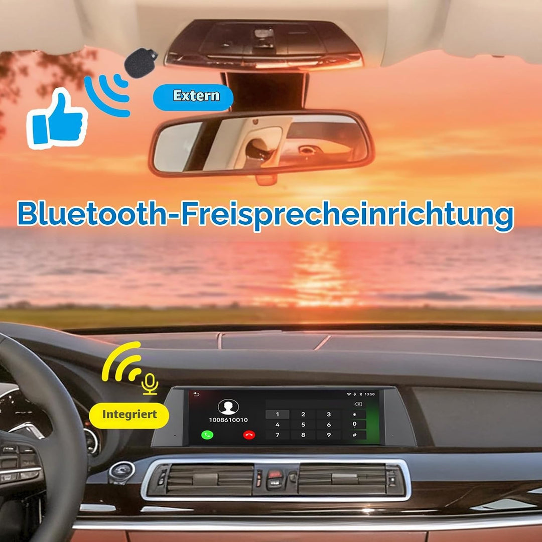 Fast Boot Linux Autoradio kompatibel mit BMW 5GT-Reihe F07 (2010-2012) CIC iDrive Upgrade | Bluetoot