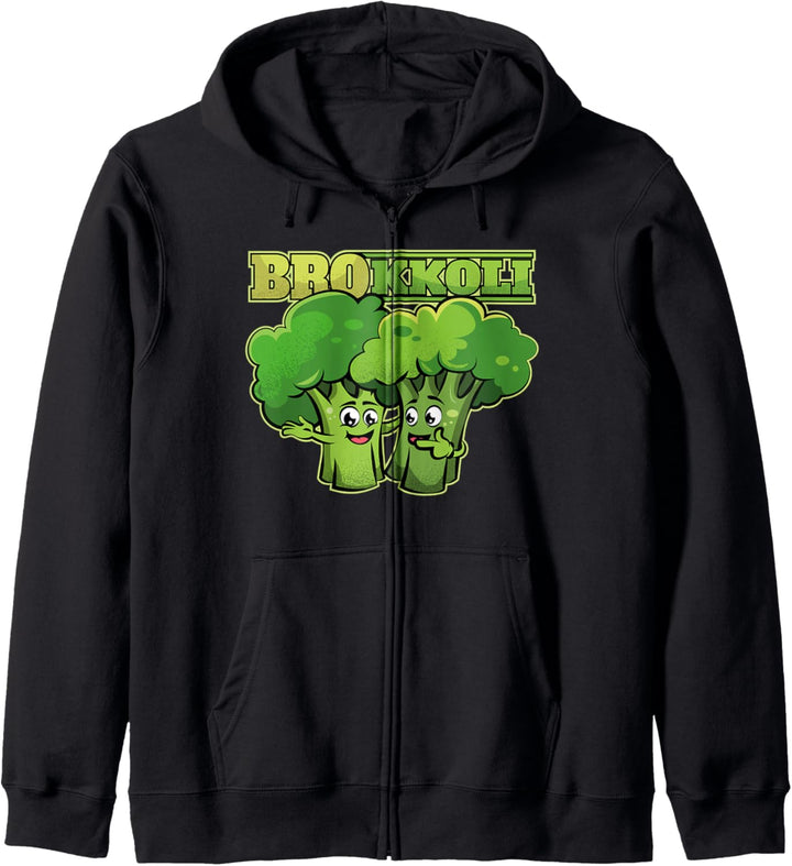 Brokkoli Bro Freund Vegetarier Vegan Kapuzenjacke