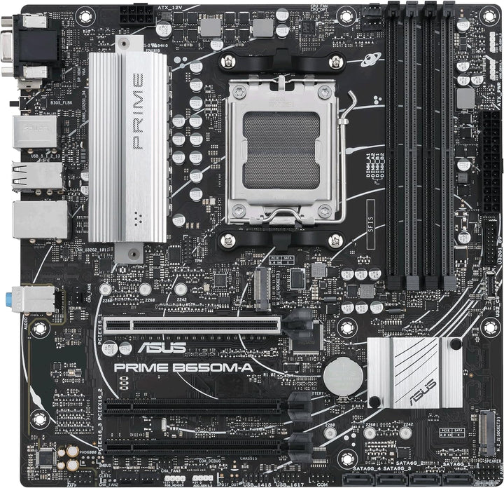 ASUS Prime B650M-A CSM Mainboard Sockel AMD AM5 (Ryzen 7000, micro-ATX, DDR5 Speicher, PCIe 5.0, WiF