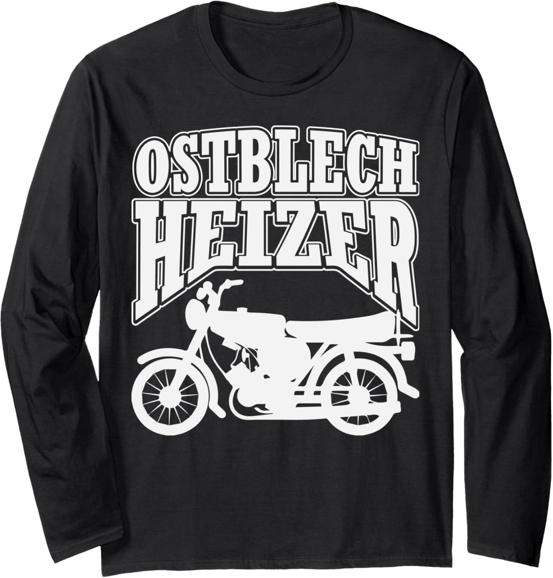Simson S51 Teile Ostblech Heizer Moped Langarmshirt