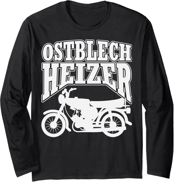 Simson S51 Teile Ostblech Heizer Moped Langarmshirt