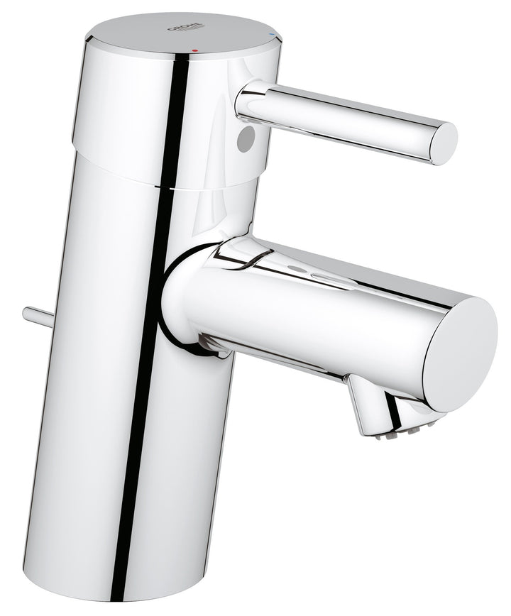 GROHE Concetto Einhand-Waschtischbatterie, Niederdruck für offene Warmwasserbereiter 23060001 S zugs