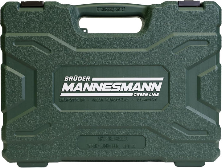 Brüder Mannesmann M29084 Werkzeugkoffer bestückt, 87-tlg, (L x B x H) 382 x 290 x 90 mm Single, Sing