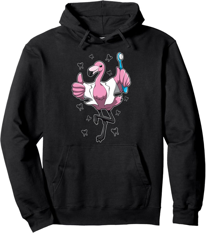 Doktor Flamingo - Lustiges Zahnarzt-Tier Pullover Hoodie