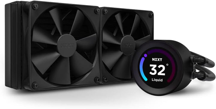 NZXT Kraken Elite 240 - RL-KN24E-B1-240mm AIO CPU Wasserkühlung - 2,36" LCD Display 640x640-2x120mm