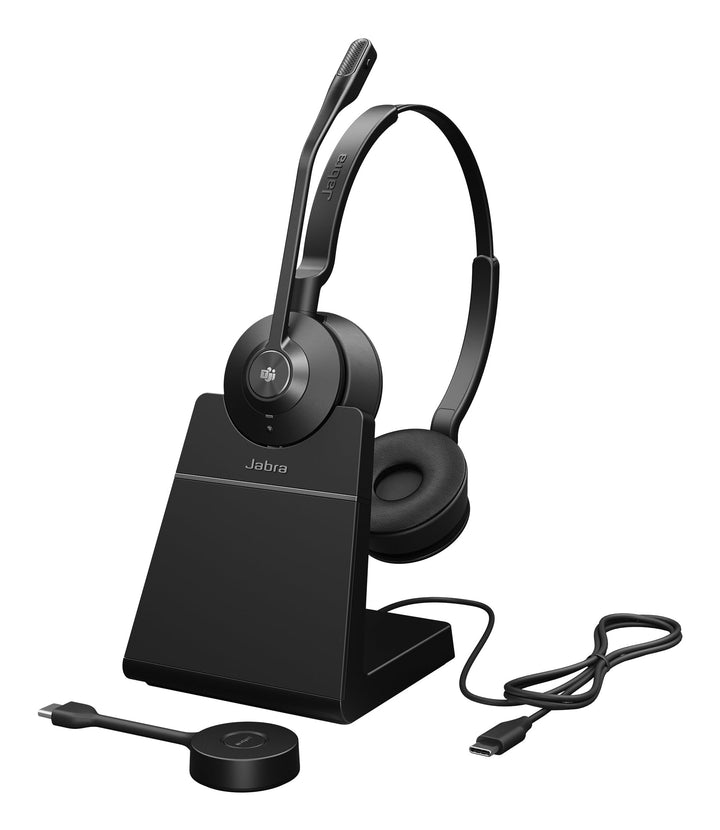 Jabra Engage 55 Stereo-Headset MS, Link 400c DECT-Adapter, Engage 55 Deskstand, 1,2 m USB-C-auf-USB-