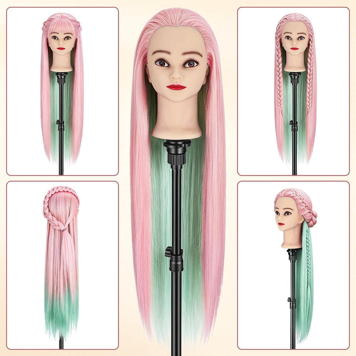 TwoWin Training Head Friseur Head Friseurübungsleiter Cosmetology Mannequin Manikin Dolls Haarstylin
