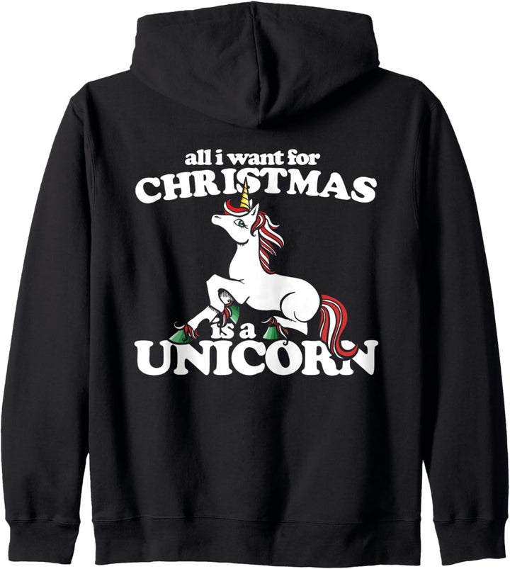 All I want for Christmas is a Unicorn Kapuzenjacke