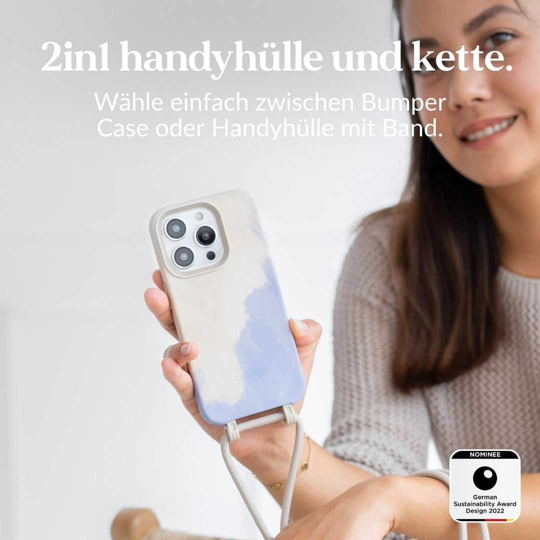 Woodcessories - Change Case, Nachhaltige Handykette abnehmbar kompatibel mit iPhone 16 Pro Max Hülle