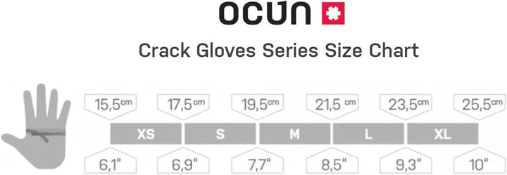 Ocun Crack Gloves Risskletterhandschuhe Klettern Big Wall Schwarz XL, Schwarz XL