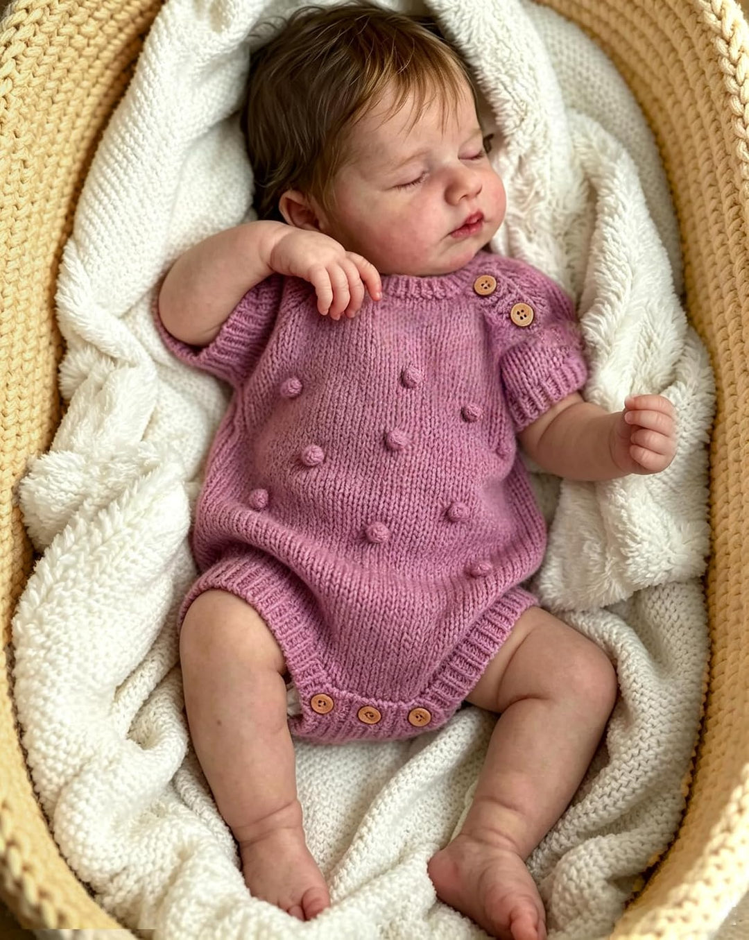 Zero pam Reborn Baby Vollsilikon Lebensecht, Silikon Baby Mädchen-48CM Lebensechte Babypuppen Wie Ec