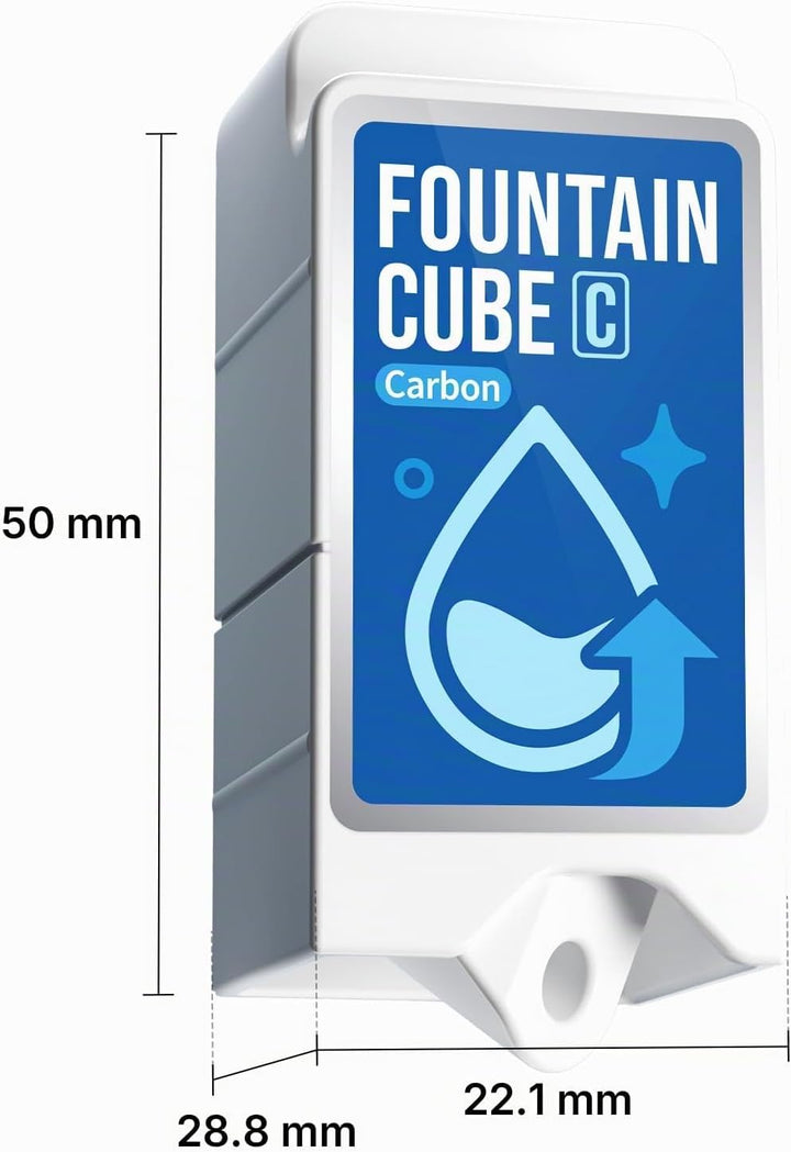 PETKIT Fountain Cube C Ersatzfilter für Eversweet Ultra Katzenbrunnen | Smart Wasserfilter mit App-E