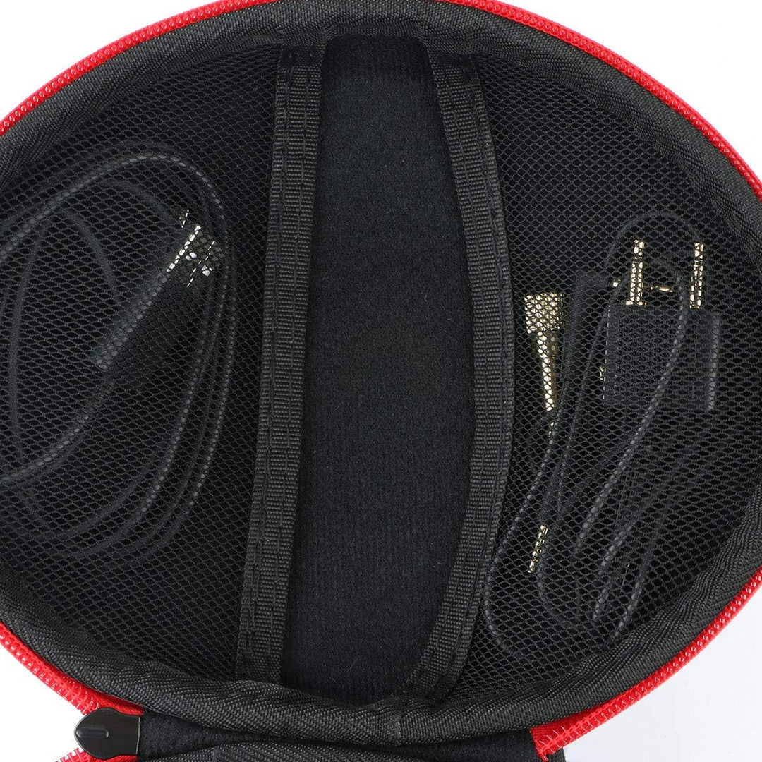 Khanka Hart Kopfhörer Tasche Für OneOdio DJ Kopfhörer Over-Ear Headset, Nur Tasche. (Rot Reissversch
