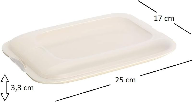 Gariella - Hochwertige stapelbare Aufschnitt-Boxen, Frischhaltedose für Aufschnitt. Wurst Behälter.