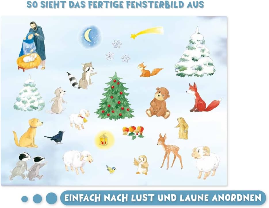Ricas Weihnachtsüberraschung: Ein Adventskalender zum Vorlesen und Gestalten eines Fensterbildes (Ad