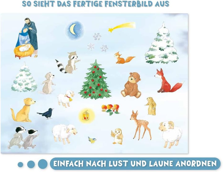 Ricas Weihnachtsüberraschung: Ein Adventskalender zum Vorlesen und Gestalten eines Fensterbildes (Ad