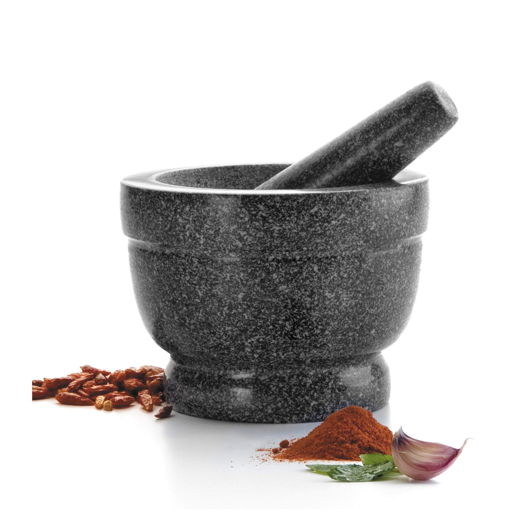 LACOR- 60516 - Granit Handmörtel, Küchenmörtel mit Mace, Nicht porös Innenraum, robust, robust und l