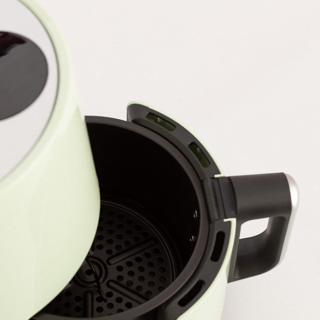 CREATE/FRYER AIR/Heissluftfritteuse 1.5L Pastellgrün/Antihaft-Korb, automatische Abschaltung, BPA-fr