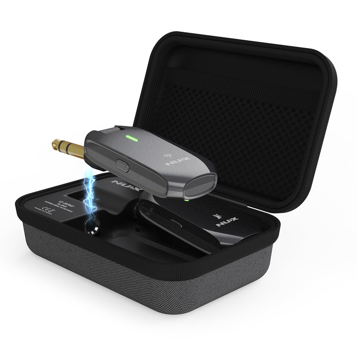 NU-X C-5RC Wiederaufladbares kabelloses Gitarren-Bug-Set | Trägerfrequenz 5,8 GHz