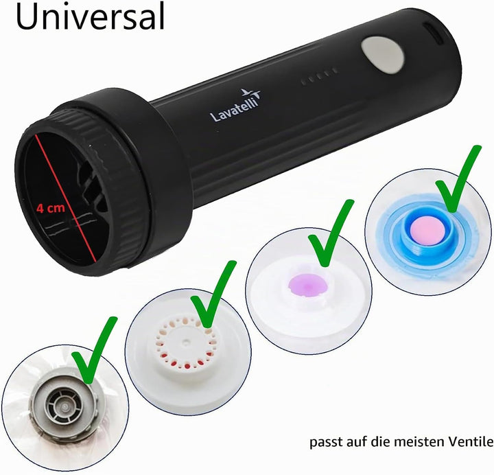 Lavatelli Reise Vakuum Set mit kabelloser USB-C Pumpe &amp; 6 Vakuumbeuteln 40x45 cm, Handgepäck Organiz