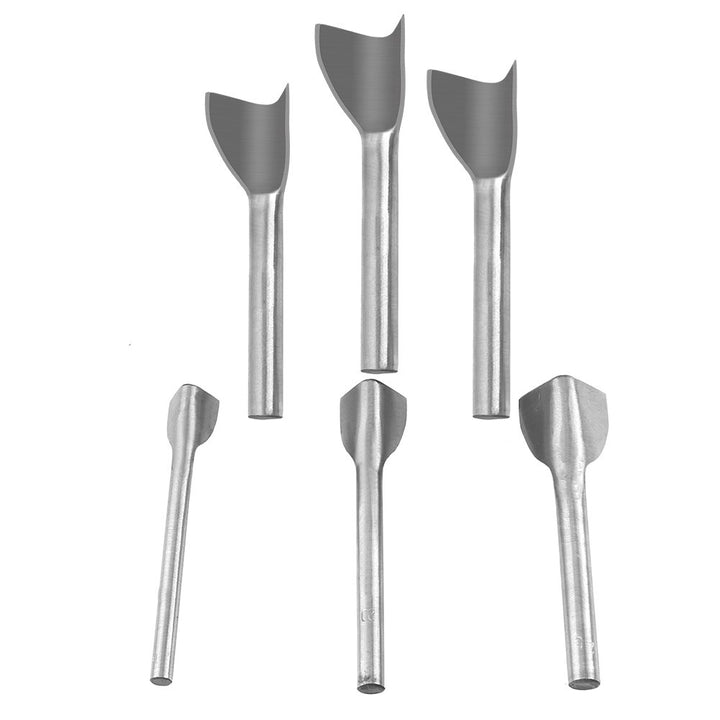 6 Stück/Set DIY Leder Carft V Form Stanzgürtel Endschneider für Zuhause Leder Nähen (15–40 mm)