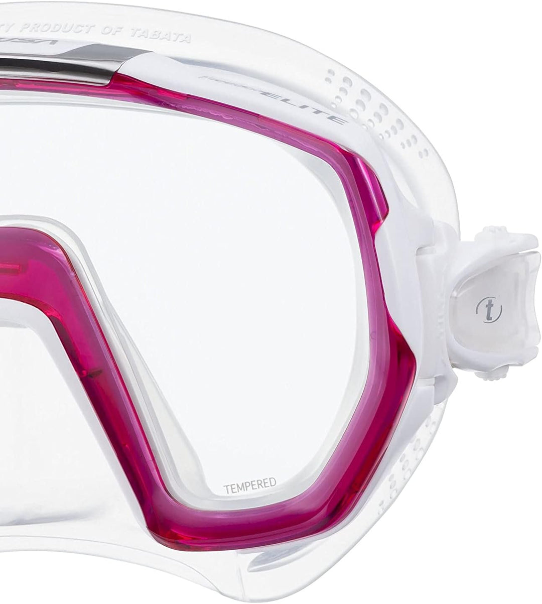 Tusa Freedom Elite - tauchmaske schnorchelmaske erwachsene damen profi - Bougainvillea Rosa